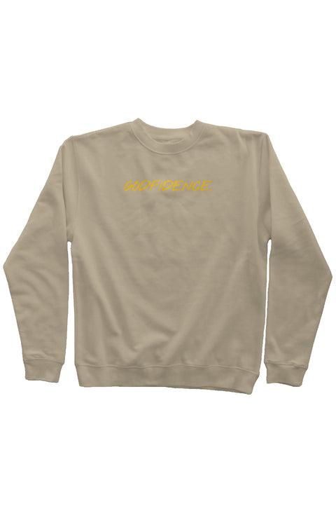 'GODFIDENCE' Embroidered Crewneck